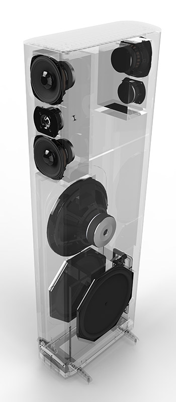 Definitive Technology BP-8080ST Bipolar Tower with Built-In