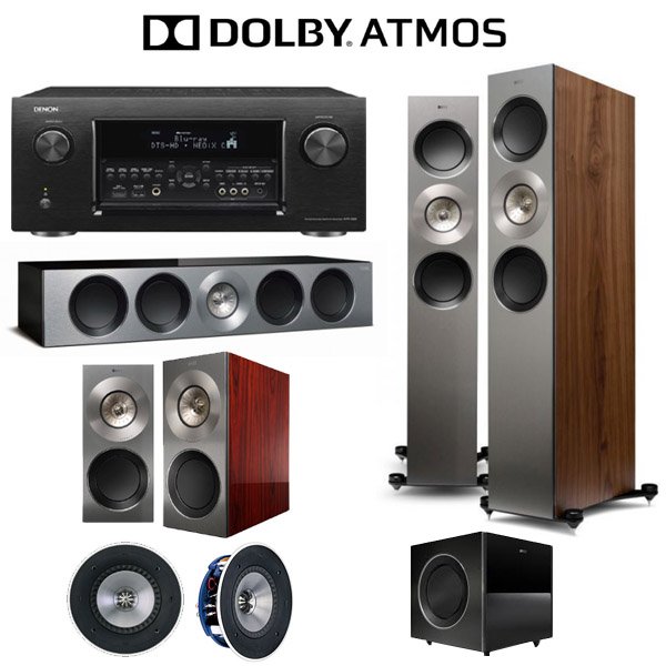Denon x7200w and Kef reference audio bundle