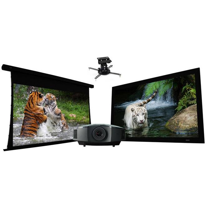 Sony Vpl Hw45es Elunevision Reference Studio 4k Package And Ceiling Mount