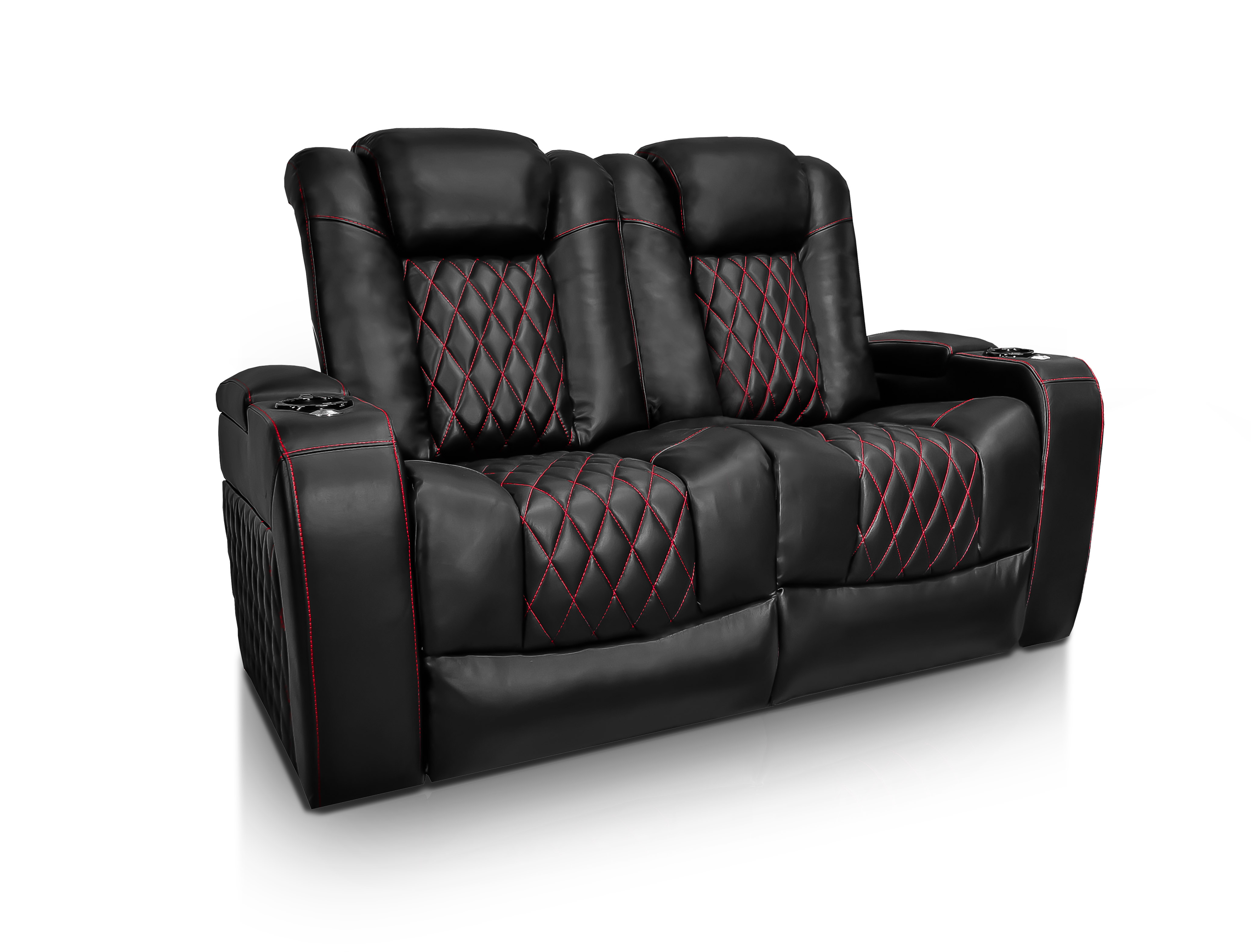 Valencia Tuscany Sports Edition 2 Seat Loveseat With Red Sching Valencia Tuscany Sports Edition 2 Seat