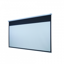 Electric rear projection screen
