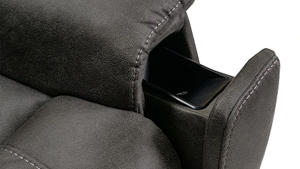 Valencia Campania Home Theater Seating Hidden Wireless Charger