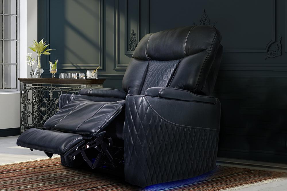 Valencia Lombardy Motorized Recliner Top Grain Nappa 11000 Leather