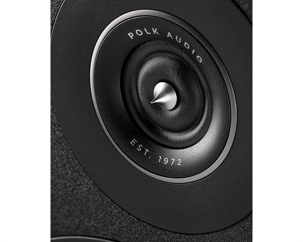 Polk Audio Reserve R200 Bookshelf Speakers, Midnight Black, (Pair)