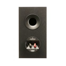 Back-Side Straight View of MartinLogan Motion Foundation B1 Bookshelf Black Speaker