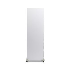 Right-Side Back View with White Grills of MartinLogan Motion Foundation F1 Floorstanding White Speaker
