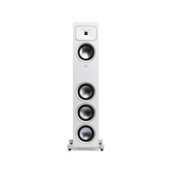 Straight Front View without Grills of MartinLogan Motion Foundation F1 Floorstanding White Speaker