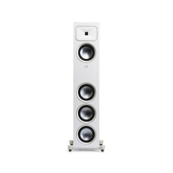 Straight Front View without Grills of MartinLogan Motion Foundation F1 Floorstanding White Speaker