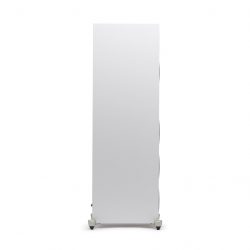 Right-Side Back View with White Grills of MartinLogan Motion Foundation F2 Floorstanding White Speaker