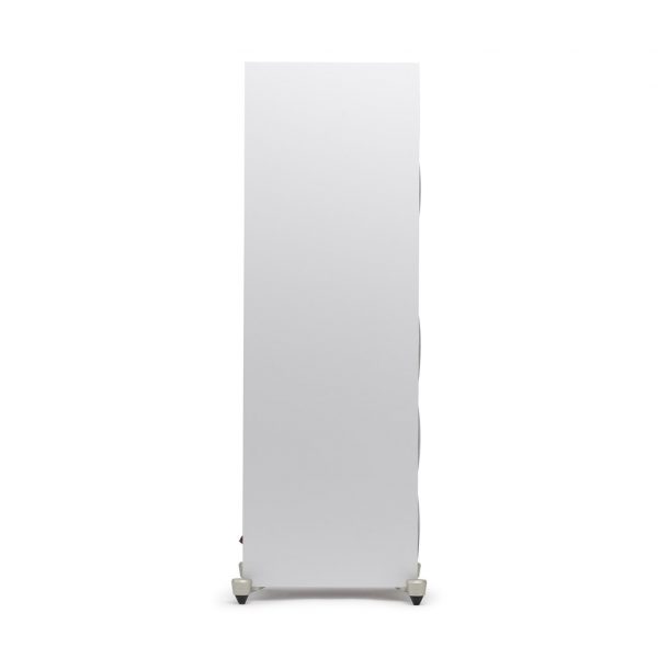 Right-Side Back View with White Grills of MartinLogan Motion Foundation F2 Floorstanding White Speaker