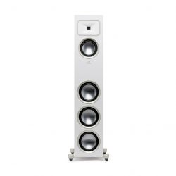 Straight Front View without Grills of MartinLogan Motion Foundation F2 Floorstanding White Speaker