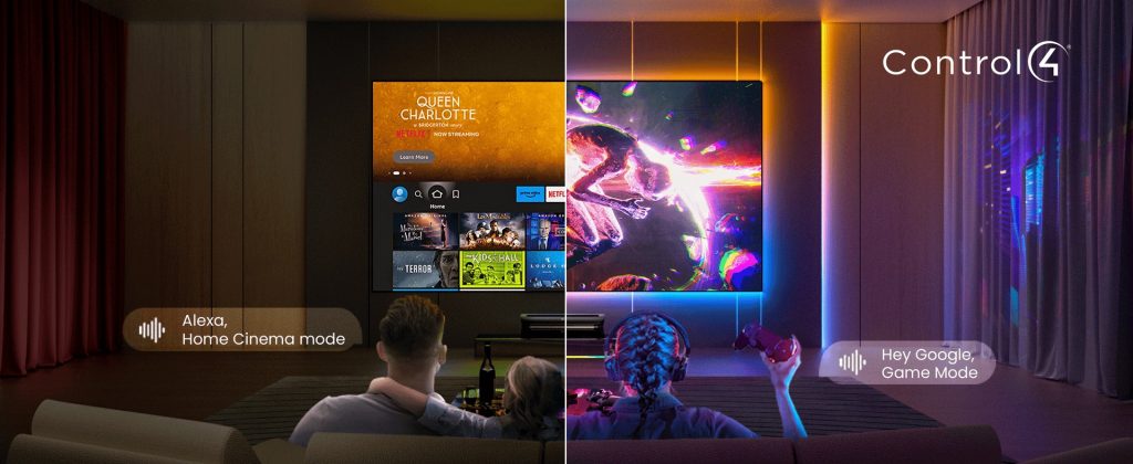 Elunevision Projector AWOL Vision LTV-3500 Pro 4K Projector and EluneVision Aurora 8K Floor ...