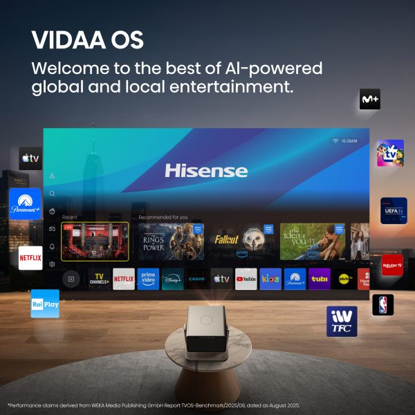 Hisense C3 Ultra VIDAA OS smart platform