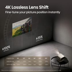 Hisense C3 Ultra 4K lossless lens shift