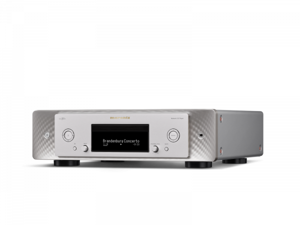 Marantz CD 50n Silver Gold angled left view