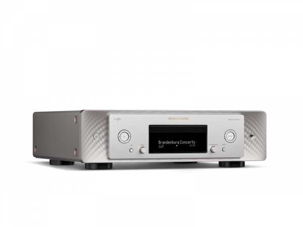 Marantz CD 50n Silver Gold angled right view