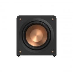 Klipsch RP-1200CSW compact subwoofer front view without grille