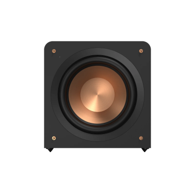 Klipsch RP-1200CSW compact subwoofer front view without grille