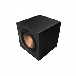 Klipsch RP-1200CSW compact subwoofer angled front view