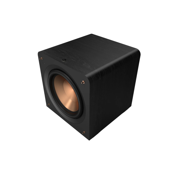 Klipsch RP-1200CSW compact subwoofer angled front view