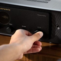 Marantz MODEL 50 Black volume knob close-up