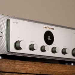Marantz MODEL 50 Silver Gold front panel close-up