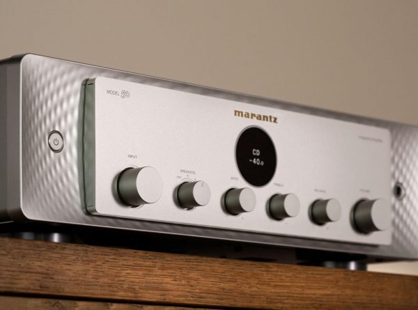 Marantz MODEL 50 Silver Gold front panel close-up