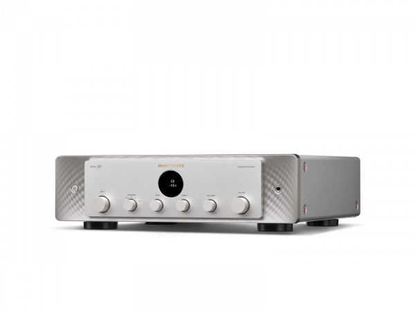 Marantz MODEL 50 Silver Gold angled left view
